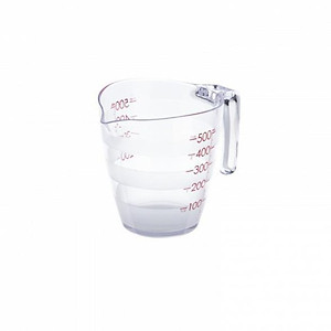 Cốc đong chia vạch Yoko 500ml, 200ml chịu lực tốt và chịu nhiệt, nhựa SAN nguyên sinh không chứa BPA