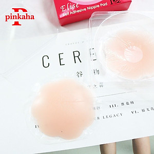 Miếng Dán Ngực Silicon Hộp 5 Cặp Miếng Dán Ngực Siêu Dính Tái Sử Dụng Nhiều Lần H02