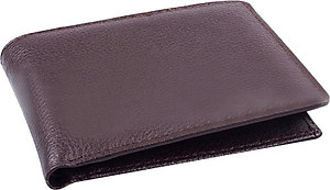 Ví Nam Da Bò Cao Cấp Huy Hoàng HT2115 (12.5 x 10 cm) - Nâu