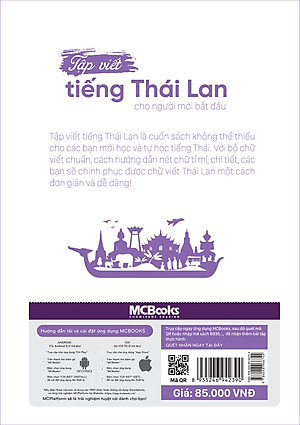 Sách Tập Viết Tiếng Thái Lan Cho Người Mới Bắt Đầu