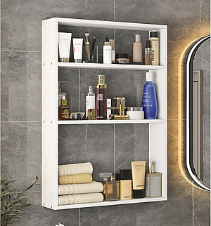 Kệ mỹ phẩm treo tường IGA gỗ mdf phủ melamin chống nước - GP331