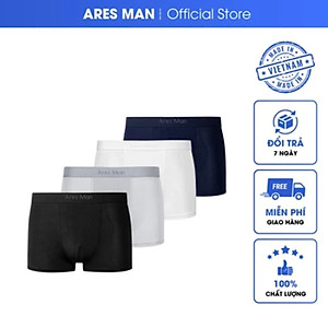 Combo quần lót nam, quần boxer nam chất thun lạnh kháng khuẩn co giãn 4 chiều - Ares Man