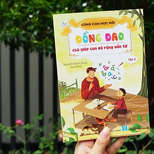 Sách Cùng Con Học Nói - Tập 2: Đồng Dao Cha Giúp Con Mở Rộng Vốn Từ
