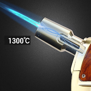 Vỏ Hộp Quẹt Bật Lửa Gas Honest BCH-538 Khò Mỏ Vịt 1 Tia Kèm Đục, Có Nút Chình To/Nhỏ Lửa - Nhiều Màu