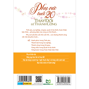 Sách Phụ Nữ Tuổi 20 Thay Đổi Để Thành Công
