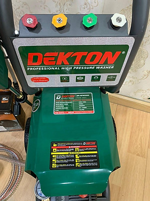 MÁY RỬA XE CÔNG NGHIỆP CHỈNH ÁP CÔNG SUẤT 2500W/150 BAR DEKTON DK-HPW2500 - HÀNG CHÍNH HÃNG