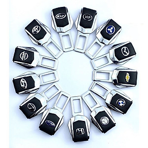 Chốt cài khóa dây an toàn trên ô tô bằng thép có thương hiệu xe 1 chiếc