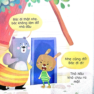 Sách Bé Tập Kể Chuyện - Bác Gấu Đen Và Hai Chú Thỏ