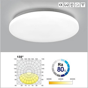 Đèn LED ốp trần 24W đổi màu Kosoom OP-KS-FQ-24-DM
