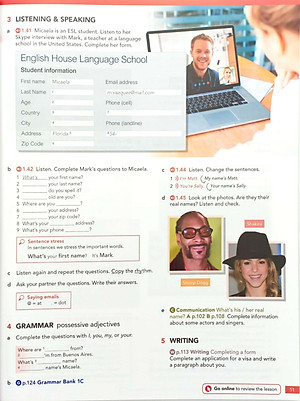 American English File: Level 1: Students Book With Online Practice - 3rd Edition