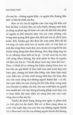 Sách Đại Công Thức - Mở Khóa Bí Quyết Nuôi Dạy Con Thành Đạt