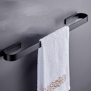 Thanh treo khăn tắm quần áo bằng nhôm dán tường Hobby Home Decor KN1