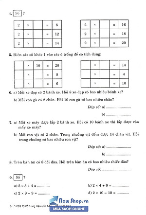 Thử Sức Trạng Nguyên Nhỏ Tuổi Môn Toán Lớp 2 - Tập 2 (Biên Soạn Theo Chương Trình Mới)
