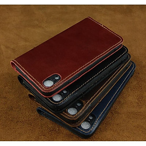 Bao da cho Iphone XR Handmade Da Bò Thật