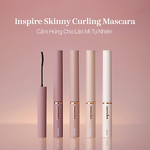 Mascara Chuốt Cong Dài Dày Mi Tự Nhiên Mude Inspire Skinny Curling Mascara (3ml)
