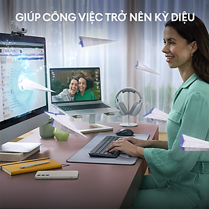 Bàn phím không dây mỏng Logitech Signature K950 - Hàng Chính Hãng