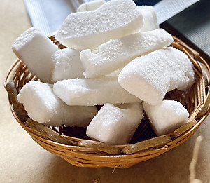 Combo 1 Dừa sáp sấy giòn 1 Sữa Chua dừa sáp sấy thăng hoa cao cấp Vicosap ít đường đồ ăn vặt healthy đặc sản Trà Vinh - Snack Food