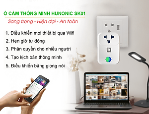 Ổ cắm thông minh Hunonic SK01