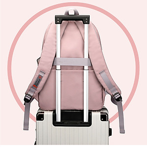 Balo học sinh trung học cho bé gái phong cách Hàn Quốc dày dặn chống tấm nước – HS1026