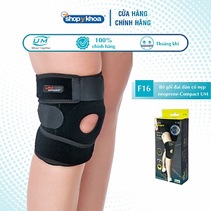 Bó gối đai dán có nẹp neoprene -compact United Medicare F16 