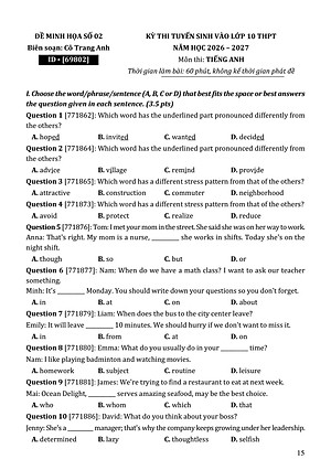 Sách - 80 Đề Minh Họa Thi Vào 10 - Môn Tiếng Anh