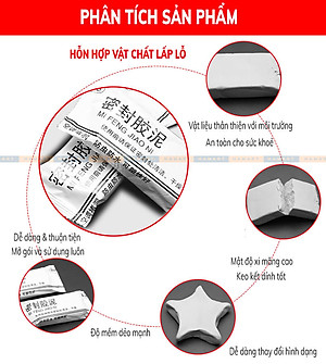 Keo Đất Sét Xi Măng Dẻo Bịt Tường 160gr Vá Trám Lỗ Điều Hoà Chống Thấm Cách Nhiệt Sửa Chữa Nhà Cửa Hamart