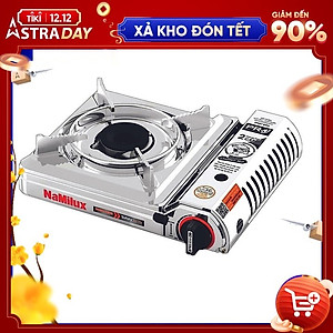 Bếp Ga Chống Nổ Mini Inox Namilux PL2021AS Van An Toàn 2 Cấp Công Nghệ Nhật Bản-Hàng Chính Hãng