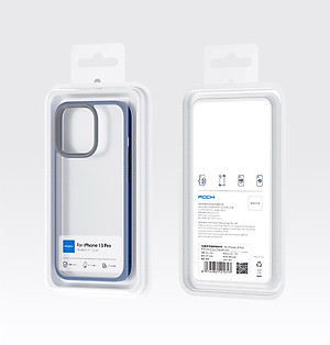 Ốp lưng cho iPhone 13 Pro Max hiệu ROCK Guard Hybrid Glass Pc viền màu chống sốc (Không ố màu) - Hàng nhập khẩu