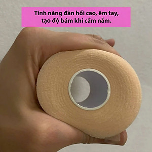 Quấn cốt vợt cầu lông bảo vệ cốt vợt cầu lông dài 6cmx27m mềm mại, thấm hút mồ hôi Quấn Cốt Cán Vợt pickleball, tennis, bóng bàn - Giao Màu Ngẫu Nhiên