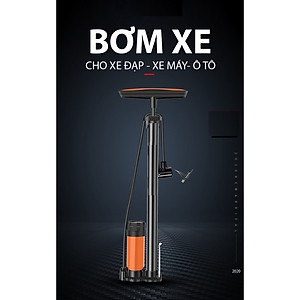 Bơm xe đạp, xe máy có đồng hồ
