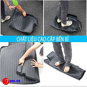 Lót cốp nhựa dẻo xe Toyota Innova 2006 - 2022 Hàng không mùi cao cấp