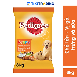 Đồ Ăn Cho Chó Con Vị Gà Và Trứng Pedigree (8kg)