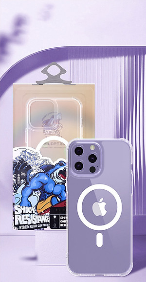 Ốp Lưng Hybrid MagFit Từ Tính Dành Cho iPhone 14 / iPhone 14 Plus / iPhone 14 Pro / iPhone 14 Pro Max - Hàng Chính Hãng LEEU DESIGN