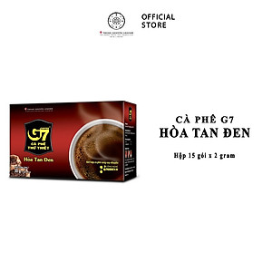 Trung Nguyên Legend - Cà phê G7 hòa tan đen ( không đường) - hộp 15 gói 2gr