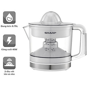 Máy Vắt Cam Sharp EJ-J407-WH - Hàng chính hãng