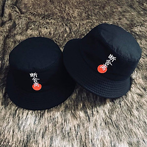 Mũ rộng vành thêu chữ Tàu độc đáo, đẹp mắt, vành rộng chống nắng tốt - Hạnh Dương