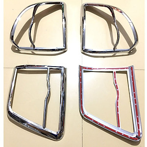 Ốp Viền Đèn Pha Hậu Mạ Crom Cho Xe Ô Tô - Fortuner 2012-2016