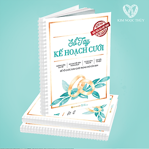 Sổ Tay Kế Hoạch Cưới Cho Cặp Đôi - Sổ tay cưới - Sổ ký tên đám cưới - Sổ tay đám cưới [Kim Ngọc Thuỷ]