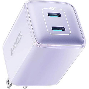 Cốc sạc Anker 521 Nano Pro 40W 2Type-C PiQ 3.0 PD A2038 - Hàng chính hãng