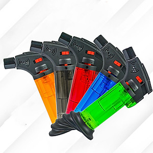 Hột Qụet Bật Lửa khò 1 tia Cob-001 hiển thị mức nhiên liệu đẹp độc lạ - dùng gas cao cấp ( giao màu ngẫu nhiên )