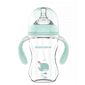 Bình sữa MCGoldson cổ rộng PP 300ml