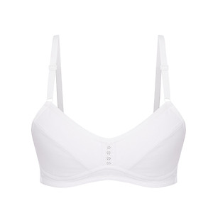 Combo 2 áo lót học sinh không mút phối ren iBasic VA107