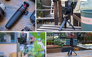 ULANZI MT-08 - HÀNG CHÍNH HÃNG - Chân Tripod dành cho Máy ảnh và Điện thoại (Không gồm ngàm kẹp điện thoại)