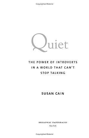 Sách Quiet - The Power Of Introverts In A World That Can't Stop Talking