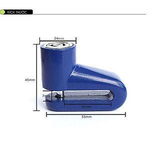 Khóa Xe Đạp Thắng Đĩa Chống Trộm 2 Chìa Cho Xe Đạp/ Xe Đạp Điện An Toàn Mai Lee