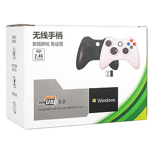Gamepad Tay Game không dây wireless X360 cho máy tính laptop hàng nhập khẩu