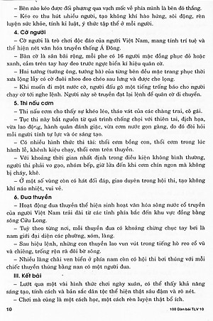 Sách 100 Dàn Bài Chi Tiết Làm Văn Lớp 10