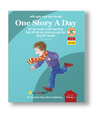One Story A Day - Sách song ngữ cho bé, 12 cuốn truyện - 365 câu chuyện phát triển trí tuệ và nuôi dưỡng tâm hồn - Tặng kèm file nghe & note từng vựng