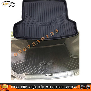 Lót Cốp Nhựa Xe Mitsubishi Attrage 2016-2021 Nhựa TPO Cao Cấp Không Mùi