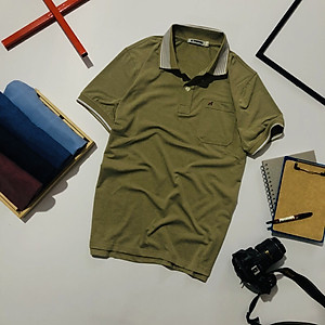 Áo thun nam trung niên cotton 100% mẫu TRƠN  có túi cao cấp 